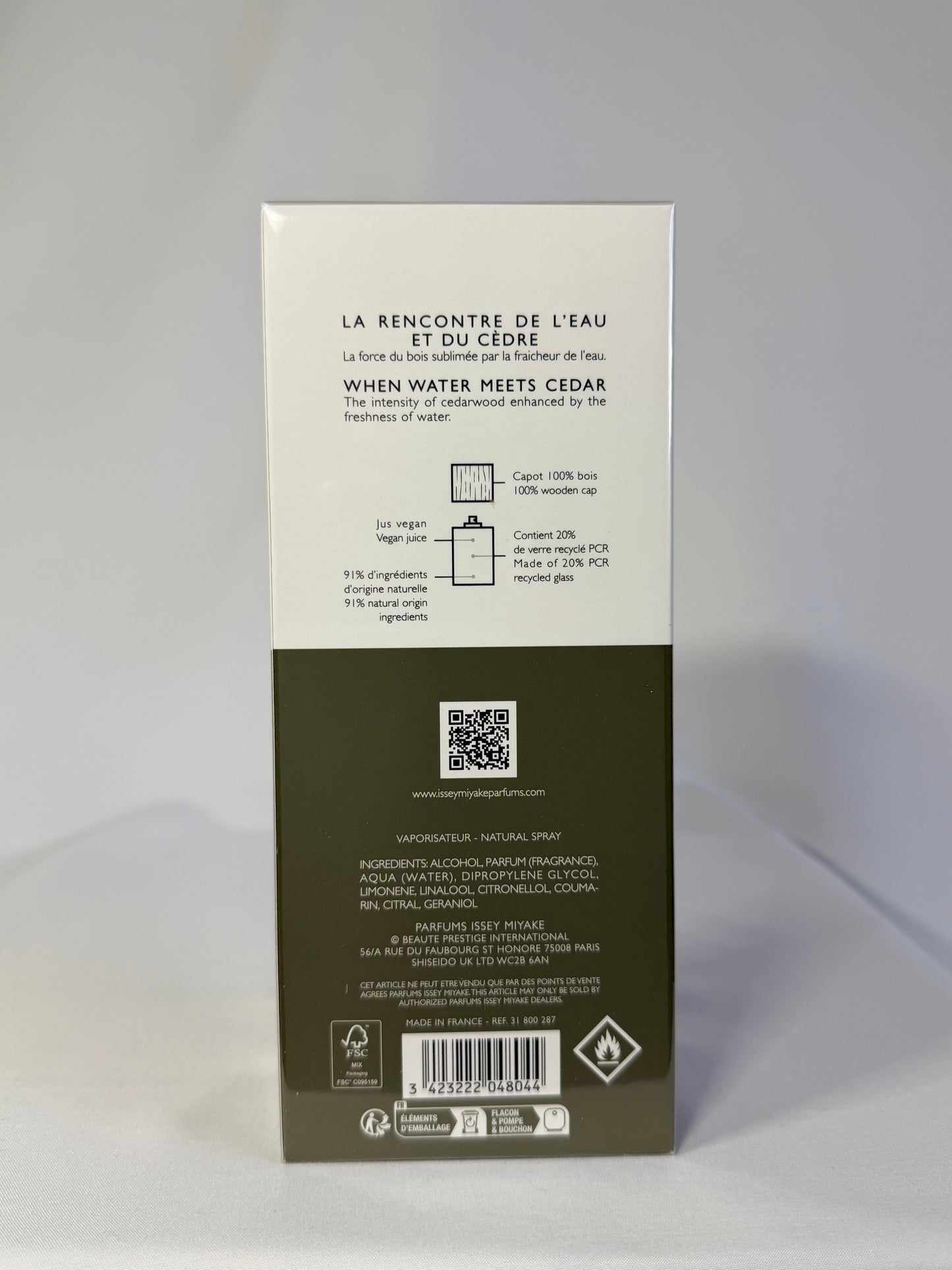 Issey Miyake L’Eau d’Issey Pour Homme Eau & Cèdre Eau de Toilette Intense 100ml
