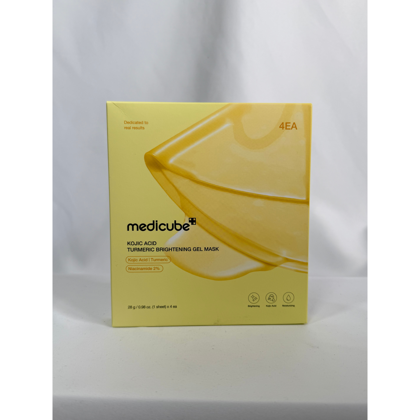 Medicube Kojic Acid Turmeric Brightening Gel Mask- 4x28g