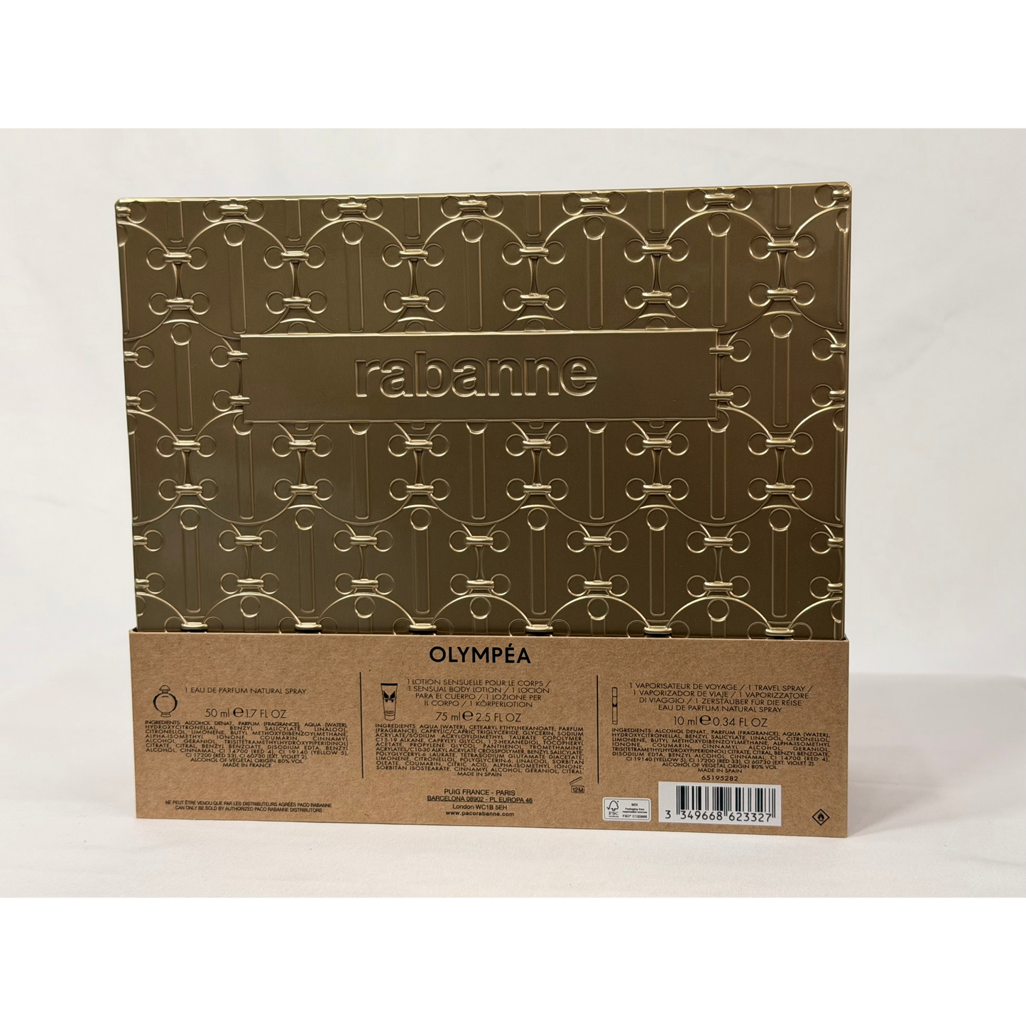Paco Rabanne Olympéa Gift Set for Her 50ml, 75ml & 10ml
