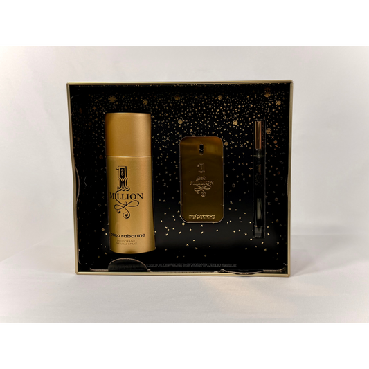 Paco Rabanne 1 Million Gift Set for Men 50ml, 150ml & 10ml