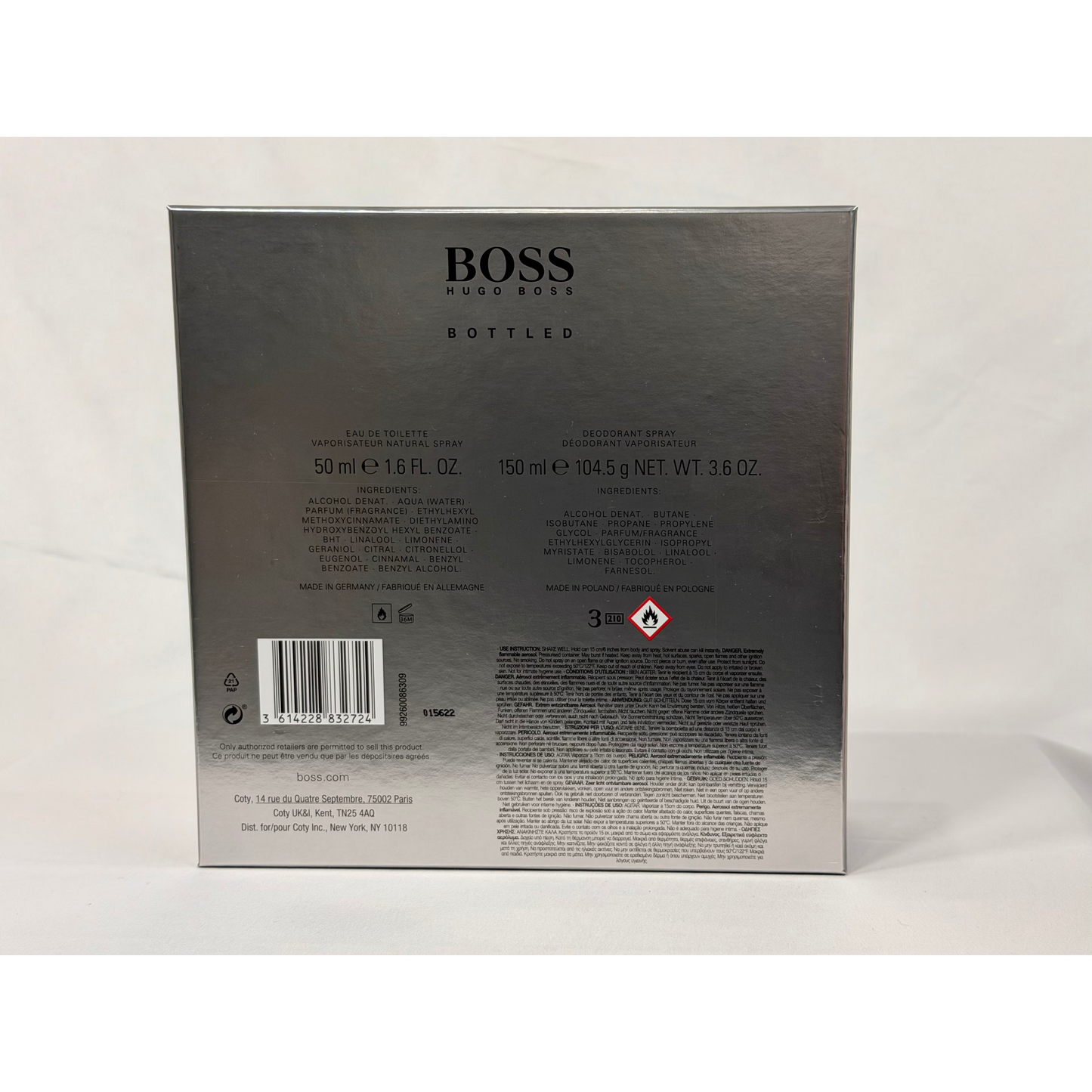 BOSS Bottled Eau de Toilette Gift Set for Men 50ml & 150ml