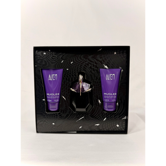 Alien Eau de Parfum Luxury Gift Set for Her 30ml, 50ml & 50ml