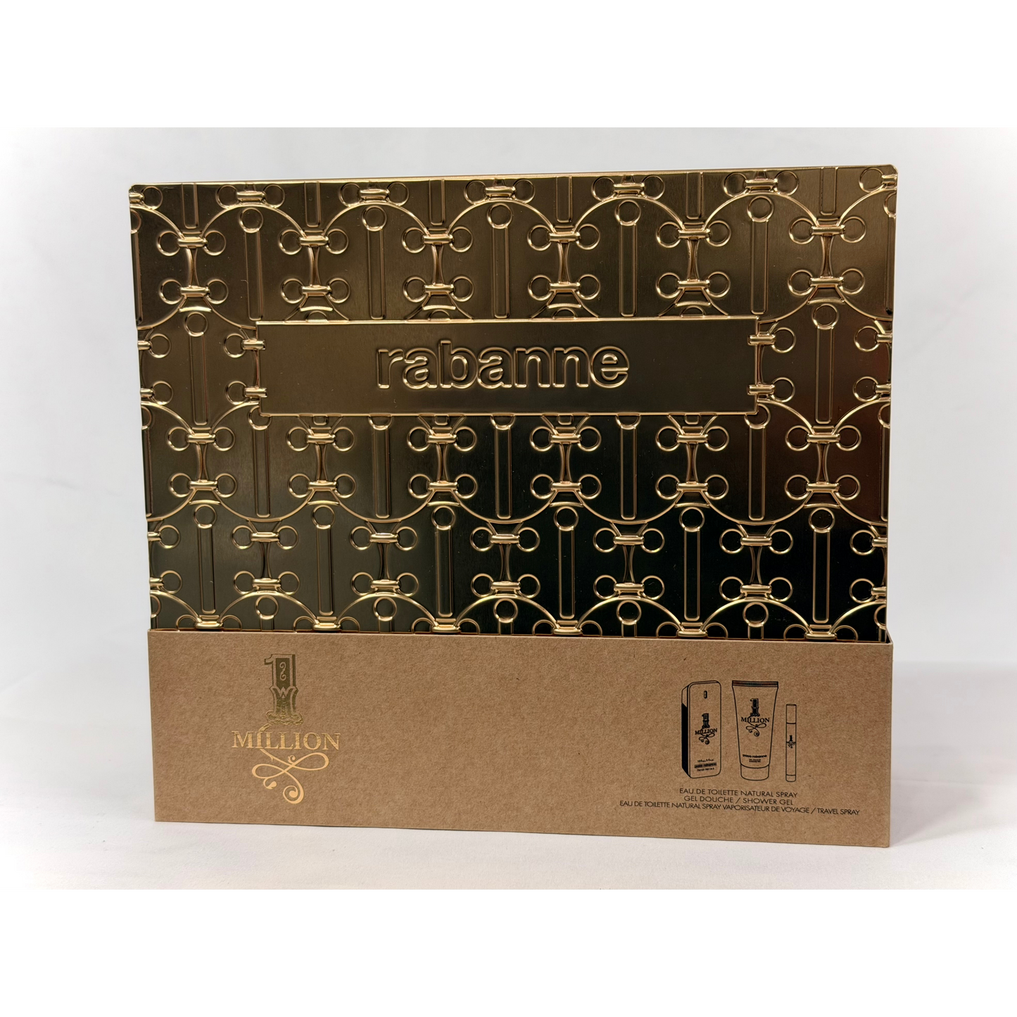 Paco Rabanne 1 Million Gift Set For Him 100ml, 100ml & 10ml