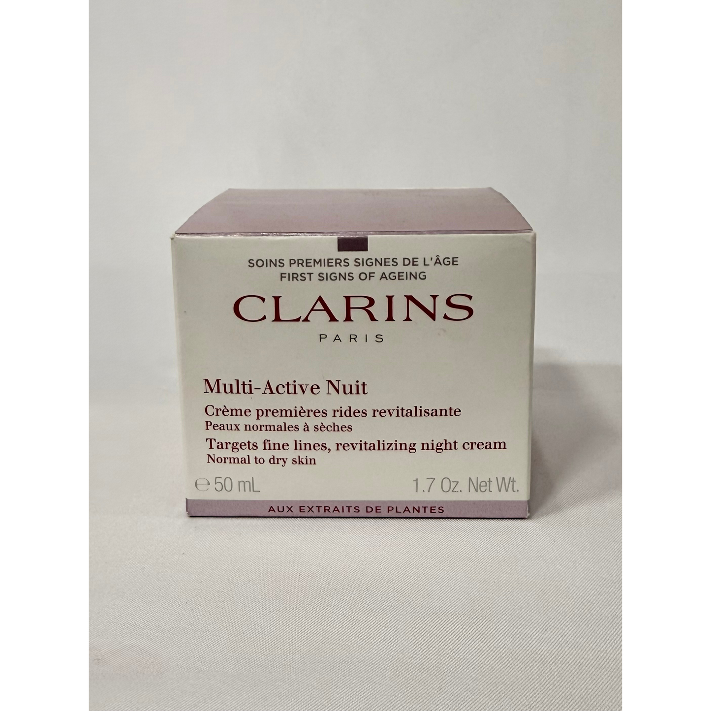 Clarins Multi-Active Night Cream Moisturiser for Normal to Dry Skin 50ml