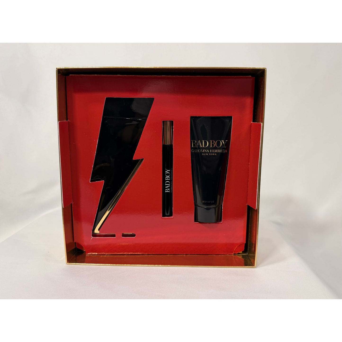 Carolina Herrera Bad Boy Gift Set For Him 100ml, 100ml & 10ml